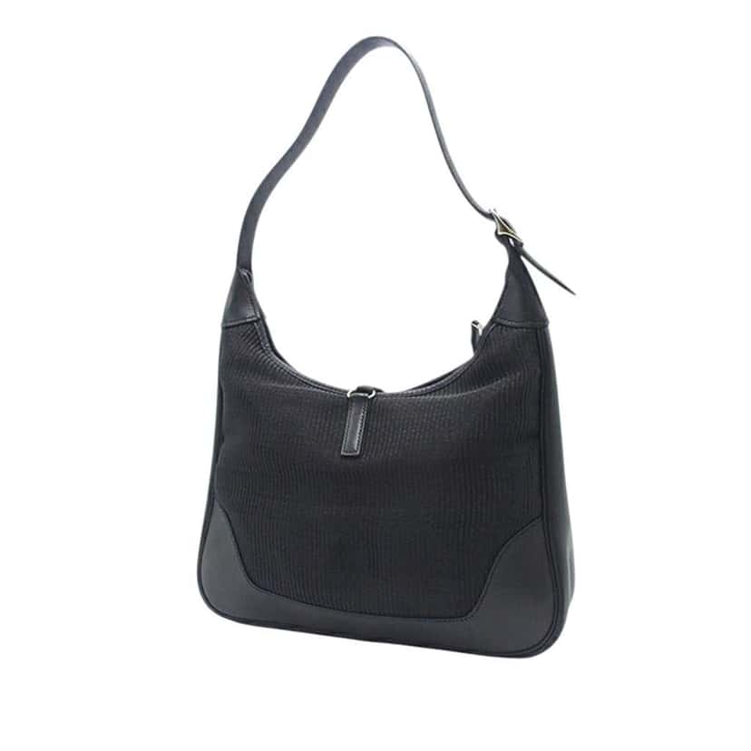 Hermès Crinoline and Barenia Trim II 31 Black Cotton Good condition - Back View