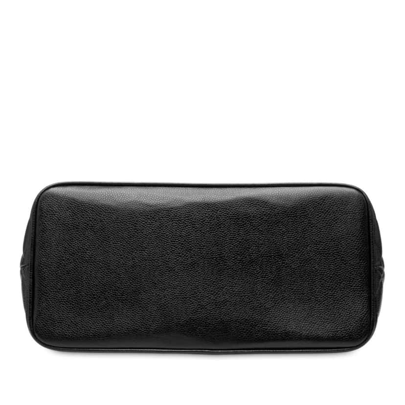 Chanel Caviar Medallion Tote Black Leather Good condition - Inside View