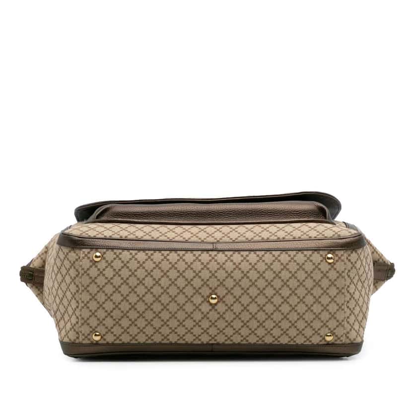Gucci Medium Diamante Canvas 1973 Handbag Brown Canvas Good condition - Inside View