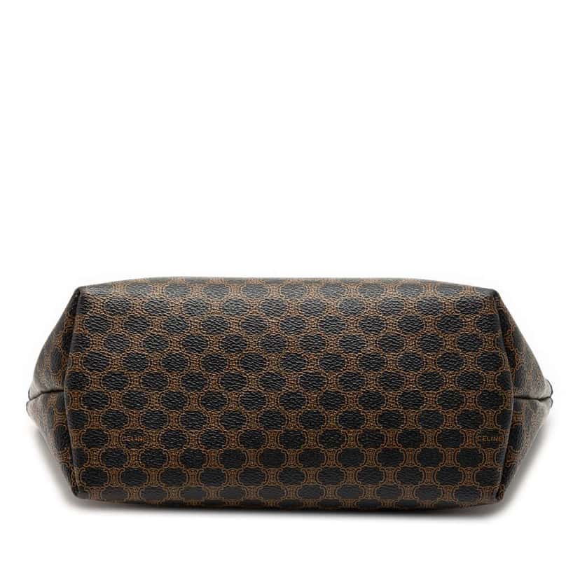 Celine Macadam Coated Canvas Handbag Black Canvas Good condition - Inside View