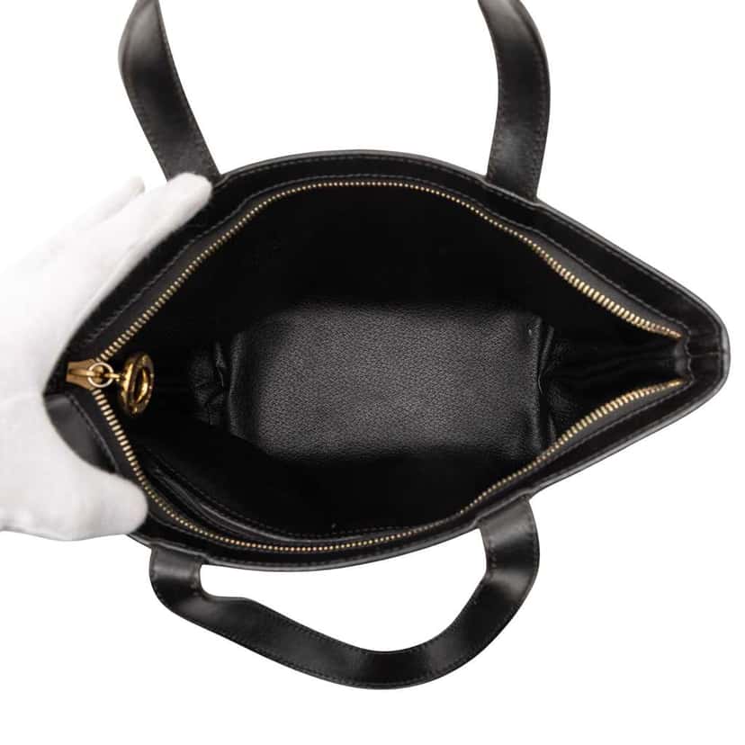 Celine Macadam Coated Canvas Handbag Black Canvas Good condition - Model View