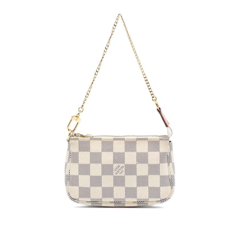 Louis Vuitton Damier Azur Mini Pochette Accessoires White Very good condition - Front View