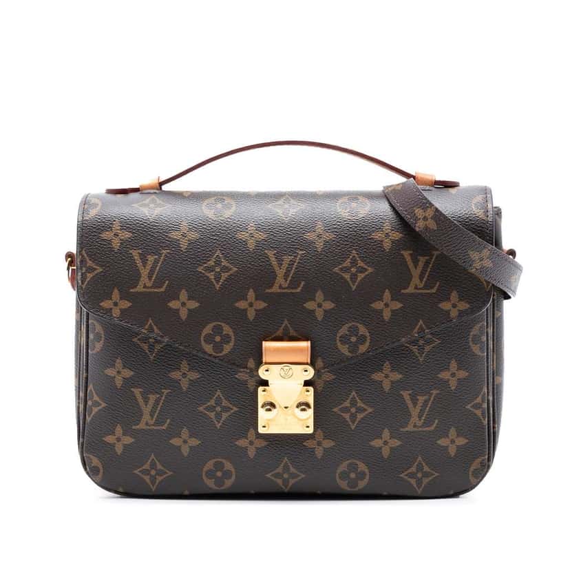 Louis Vuitton Monogram Pochette Metis Brown Good condition - Front View
