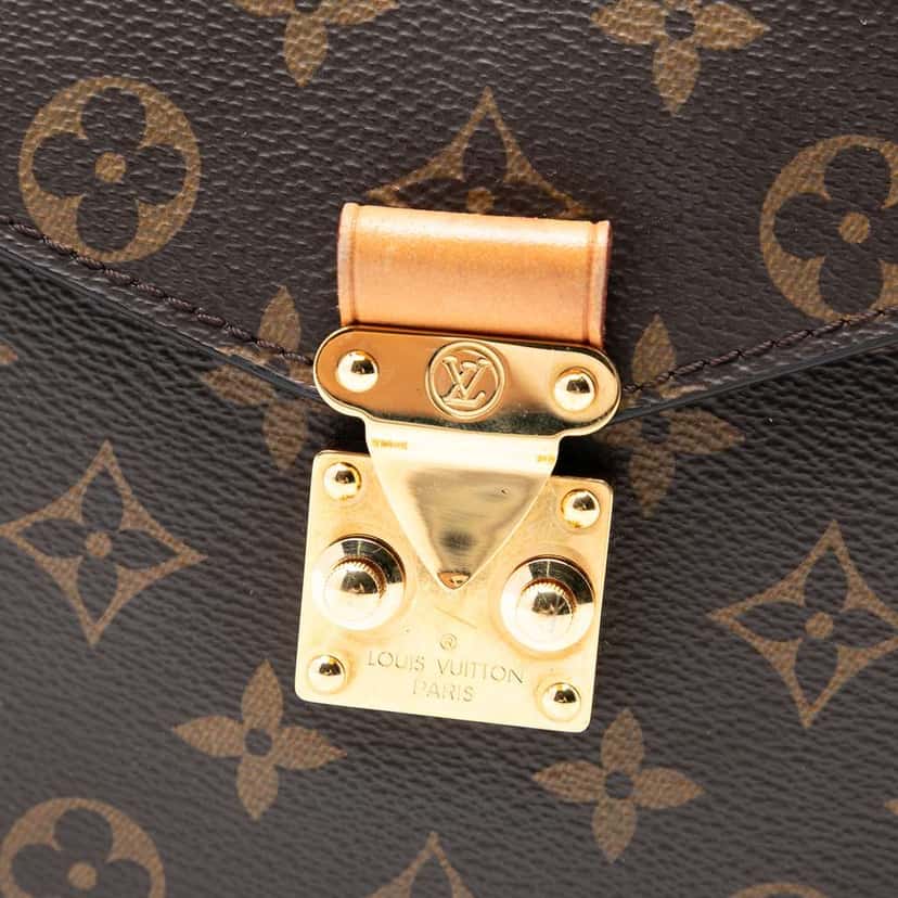 Louis Vuitton Monogram Pochette Metis Brown Good condition - Box View