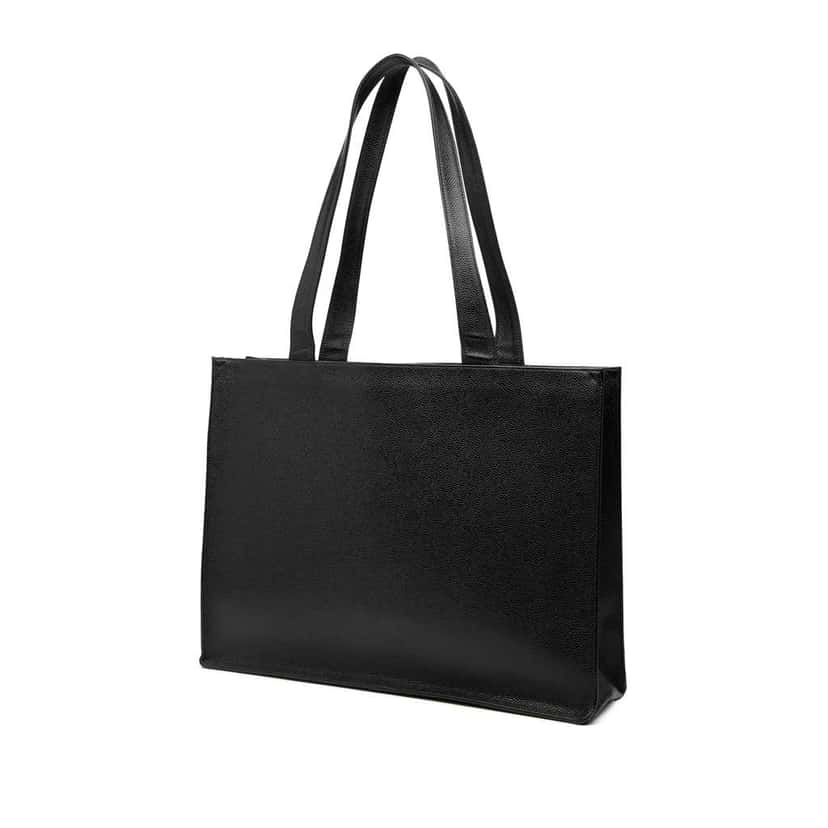 Chanel CC Caviar Tote Black Leather Good condition - Back View