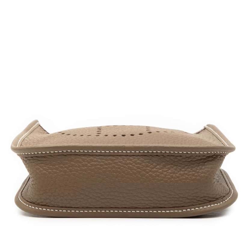 Hermès Clemence Evelyne TPM Brown Leather Good condition - Inside View