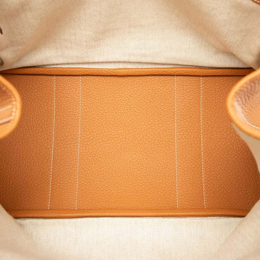 Hermès Negonda Garden Party 36 Brown Leather Good condition - Model View