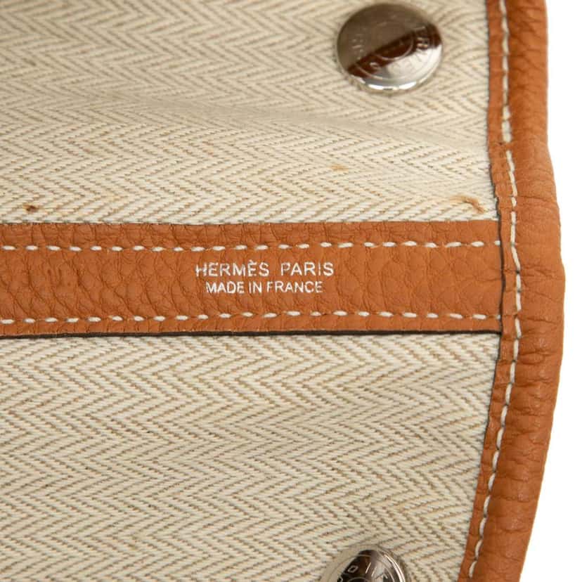 Hermès Negonda Garden Party 36 Brown Leather Good condition - Box View