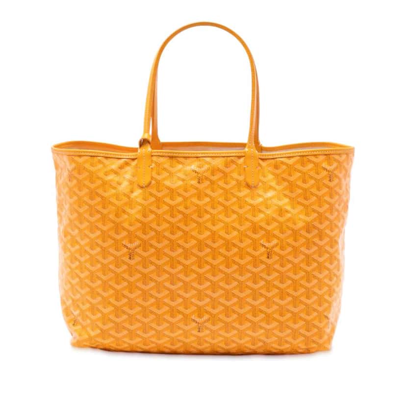 Goyard Goyardine Saint Louis PM Yellow Canvas Good condition - Front View