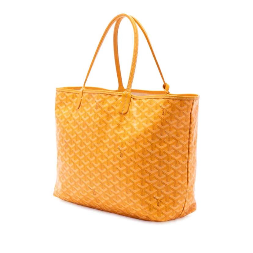 Goyard Goyardine Saint Louis PM Yellow Canvas Good condition - Back View