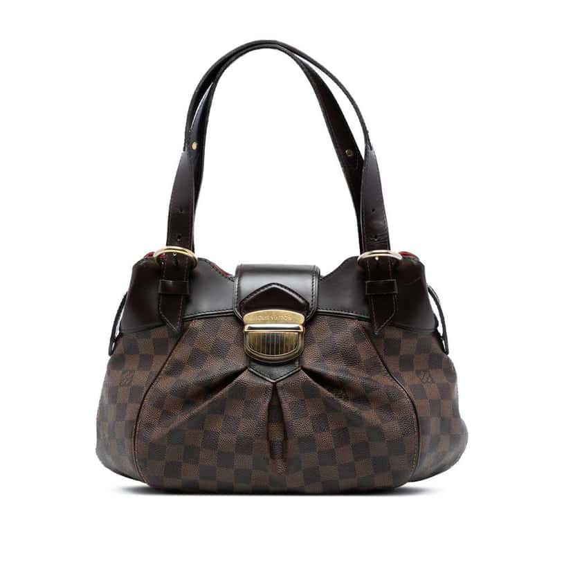 Louis Vuitton Damier Ebene Sistina PM Brown Good condition - Front View