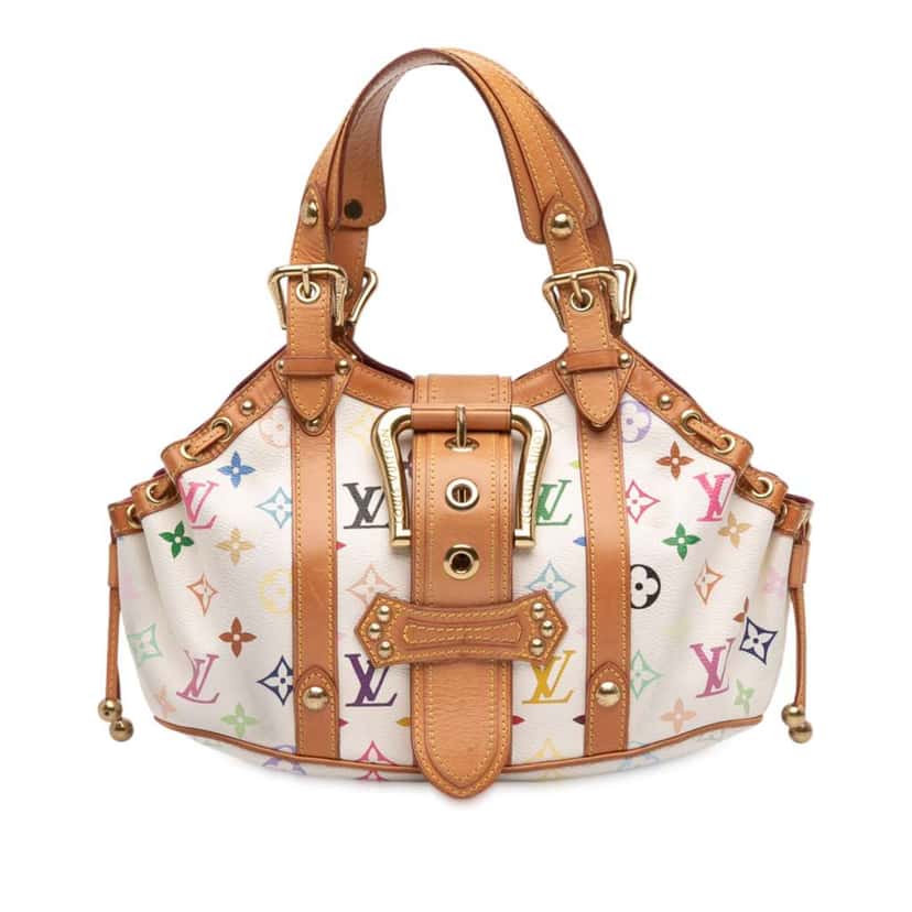 Louis Vuitton Monogram Multicolore Theda PM White Good condition - Front View