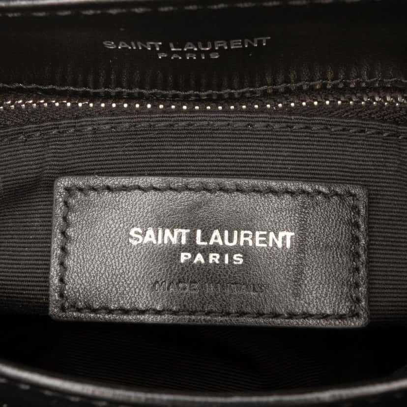 Saint Laurent Toy Leather Monogram LouLou Crossbody Black Leather Good condition - Box View