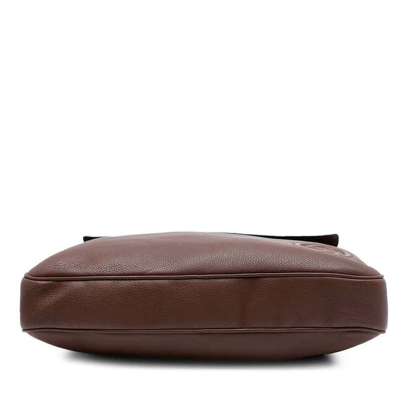 Gucci Leather Soho Briefcase Brown Leather Good condition - Inside View