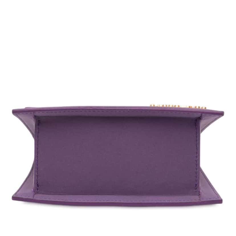 Jacquemus Leather Le Chiquito Moyen Purple Leather Good condition - Inside View