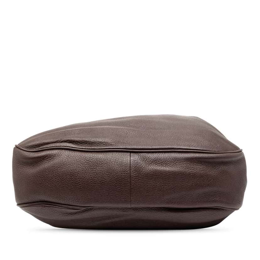 Bottega Veneta Nappa Intrecciato Cervo Shoulder Bag Brown Leather Good condition - Inside View