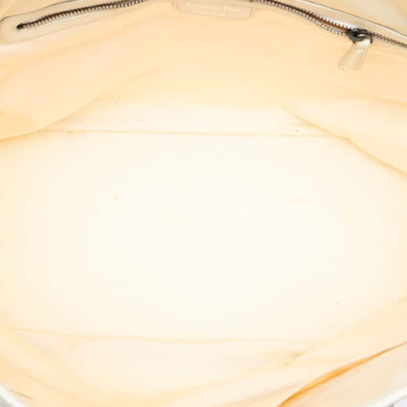 Dior Medium Coated Canvas Cannage Panarea Tote White Canvas Good condition - Model View