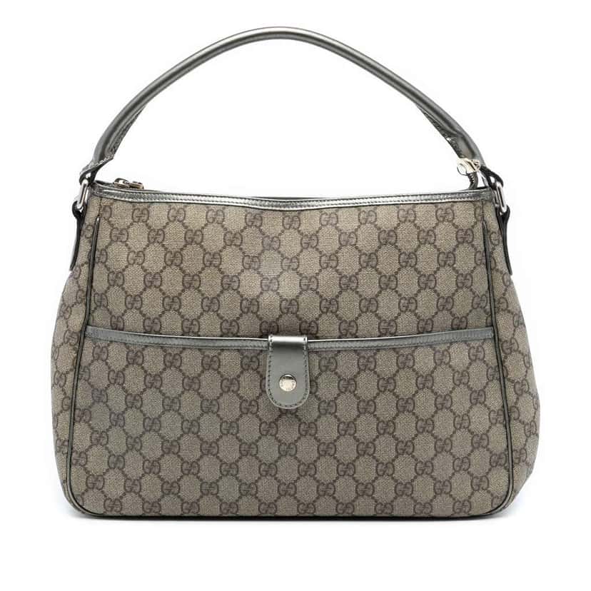 Gucci GG Supreme Joy Handbag Brown Canvas Good condition - Front View