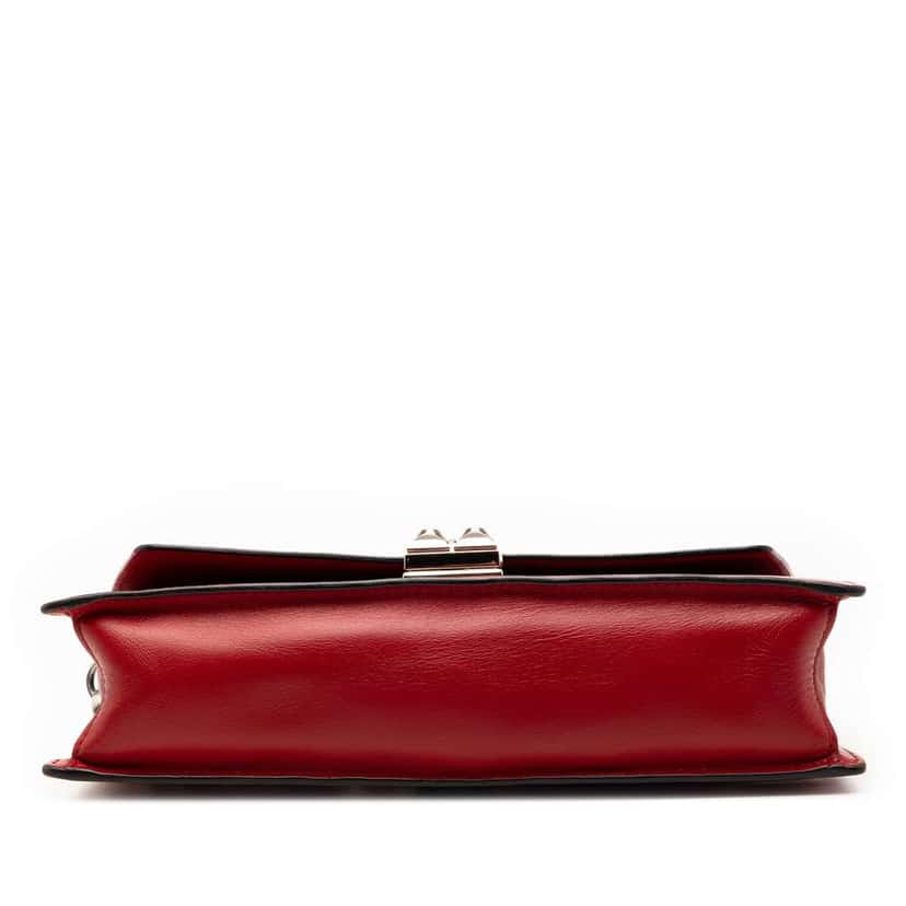 Prada City Calf and Saffiano Elektra Crossbody Red Leather Good condition - Inside View