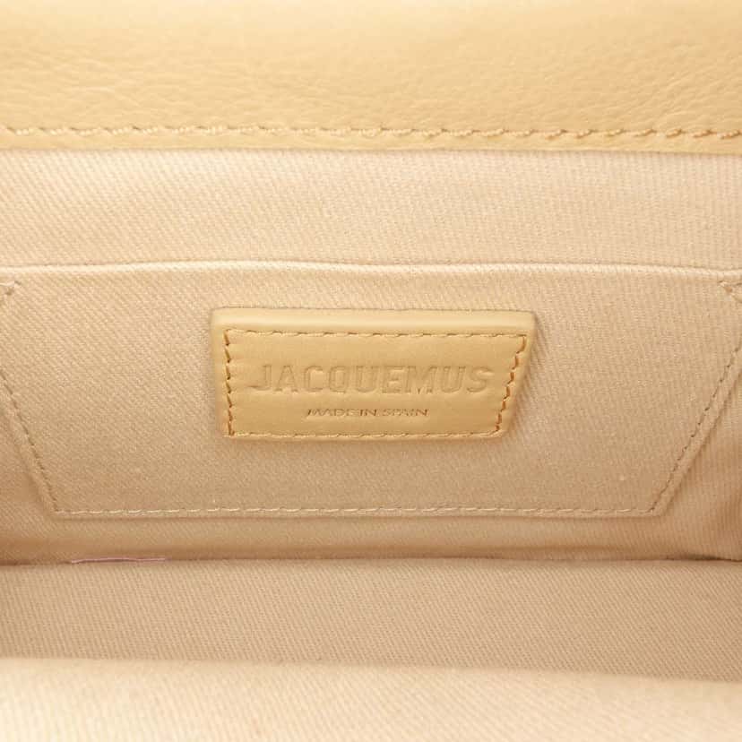 Jacquemus Boucle Raffia Le Chiquito Noeud Brown Very good condition - Box View