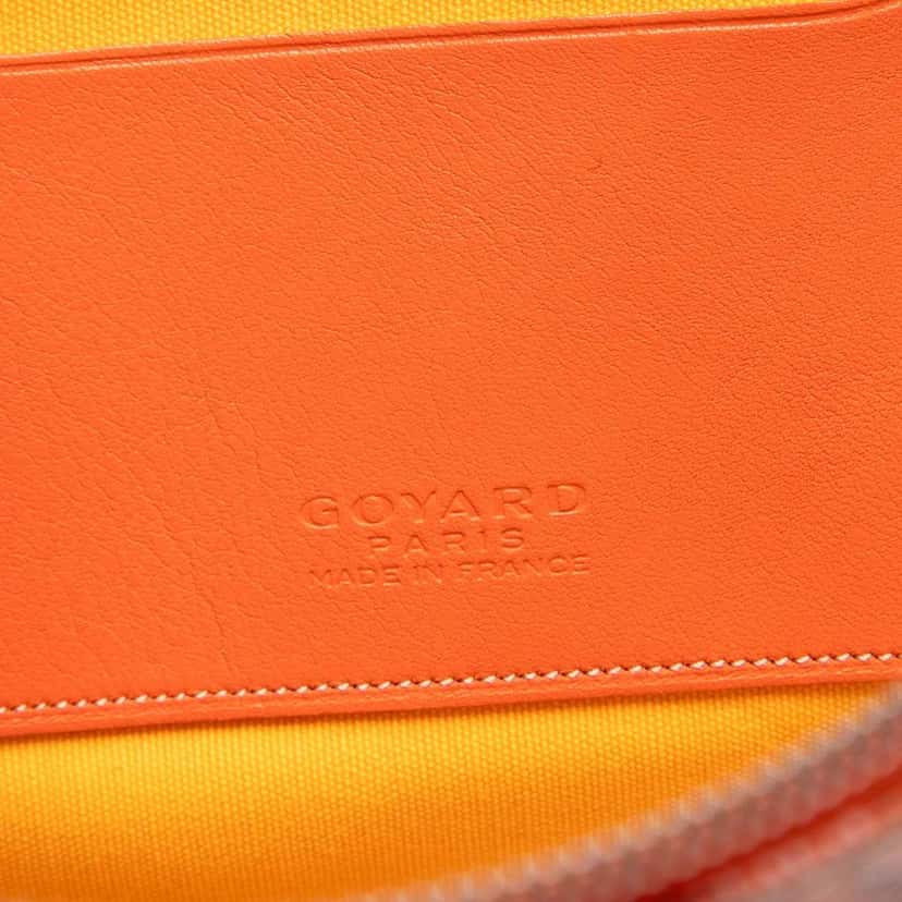 Goyard Goyardine Senat MM Orange Canvas Good condition - Box View