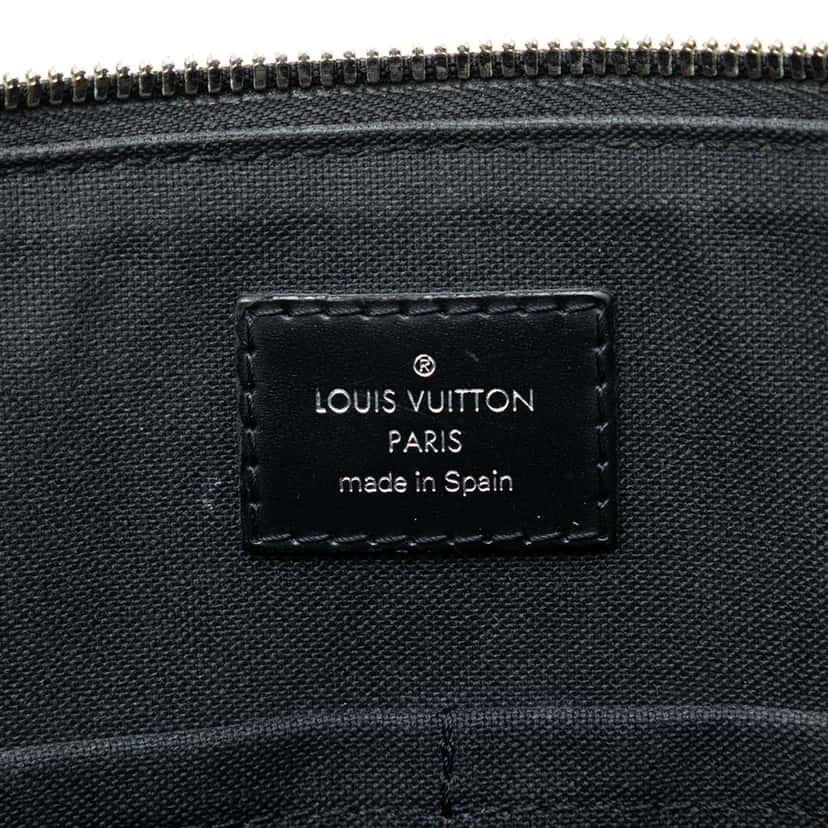 Louis Vuitton Damier Graphite Porte Documents Jour Black Very good condition - Box View