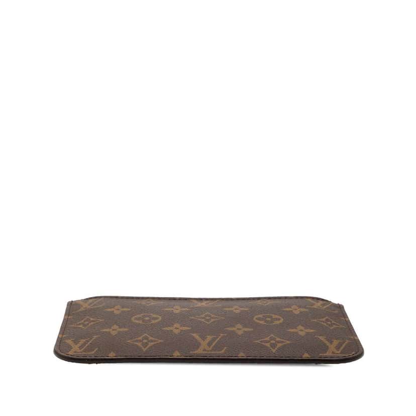Louis Vuitton Monogram Neverfull Pouch PM Brown Very good condition - Inside View