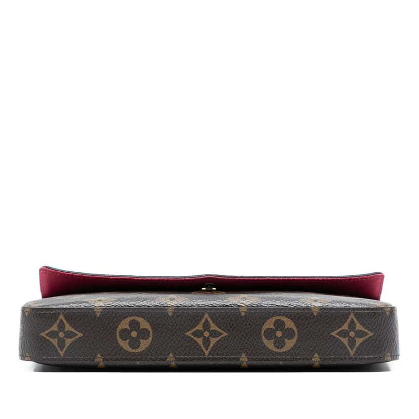 Louis Vuitton Monogram Pochette Felicie Brown Good condition - Inside View