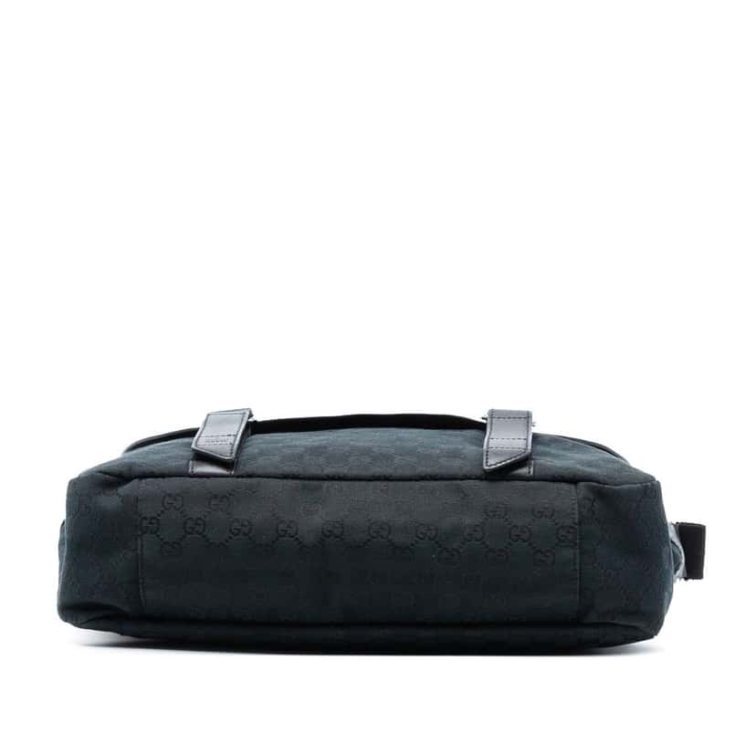 Gucci GG Canvas Messenger Bag Black Canvas Good condition - Inside View