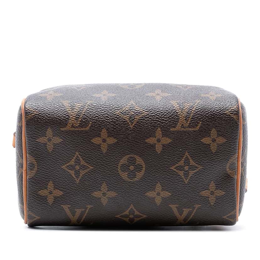 Louis Vuitton Monogram Nano Speedy Bandouliere Brown Good condition - Inside View