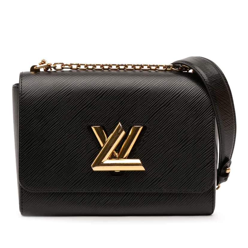 Louis Vuitton Epi Twist MM Black Leather Good condition - Front View