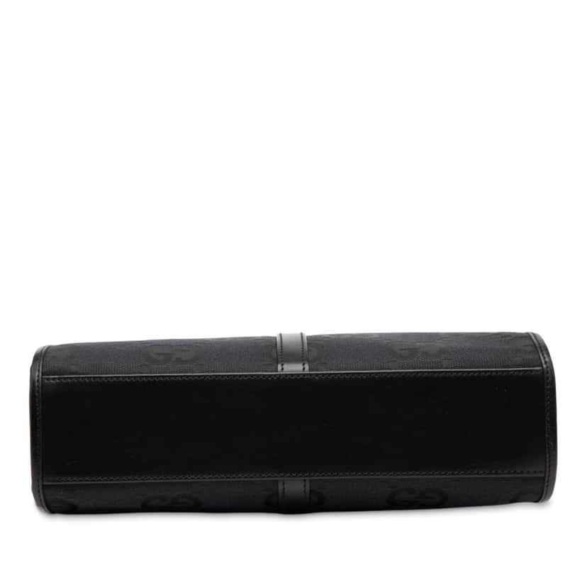 Gucci GG Canvas Jackie  Handbag Black Canvas Good condition - Inside View
