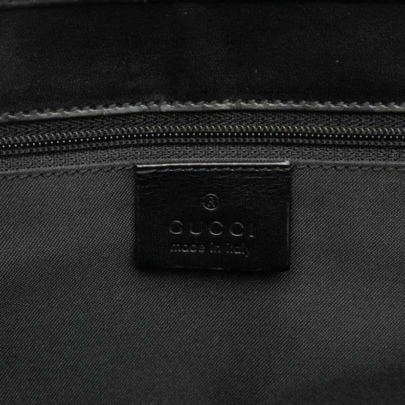 Gucci GG Canvas Jackie  Handbag Black Canvas Good condition - Box View