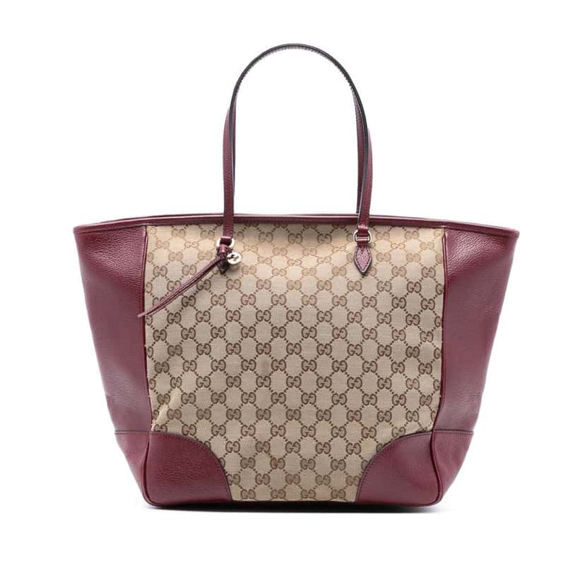 Gucci GG Canvas Bree Tote Brown Canvas Very good condition - Front View