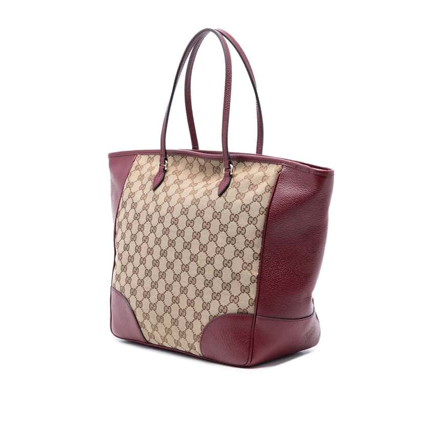 Gucci GG Canvas Bree Tote Brown Canvas Very good condition - Back View