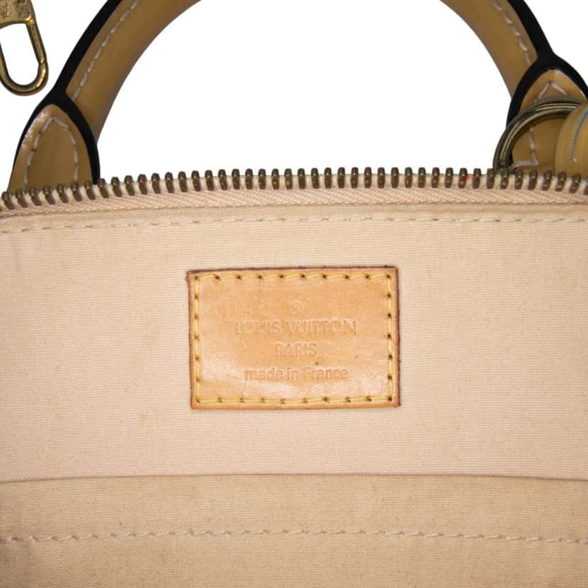 Louis Vuitton Monogram Vernis Alma BB Brown Leather Good condition - Box View