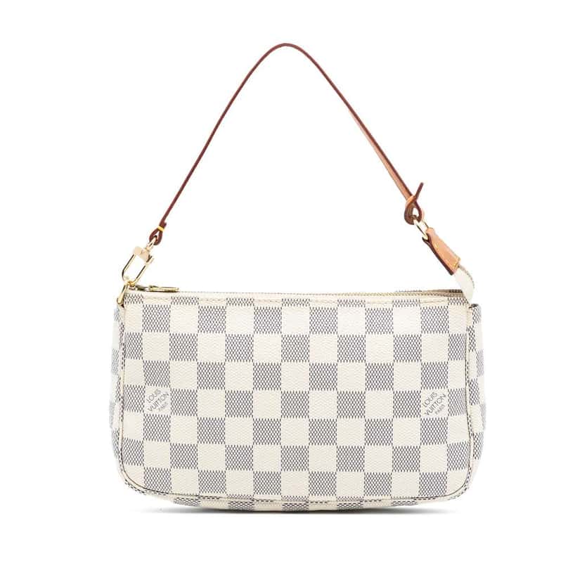Louis Vuitton Damier Azur Pochette Accessoires White Good condition - Front View