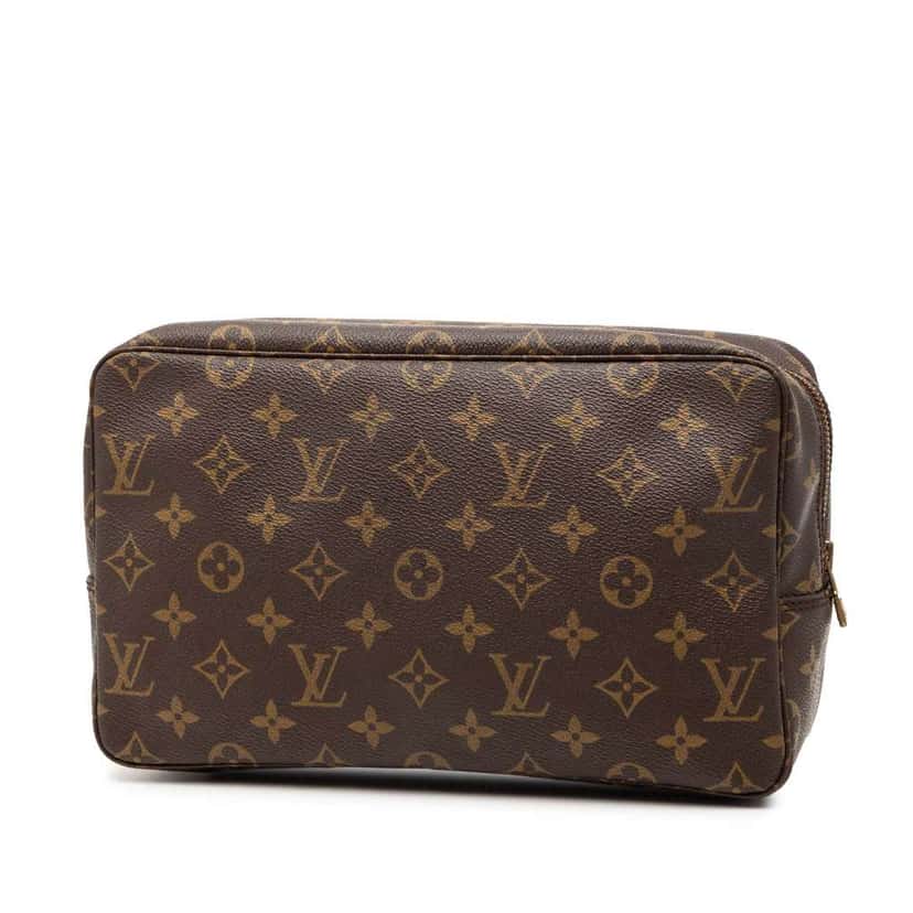 Louis Vuitton Monogram Trousse Toilette 28 Brown Good condition - Back View