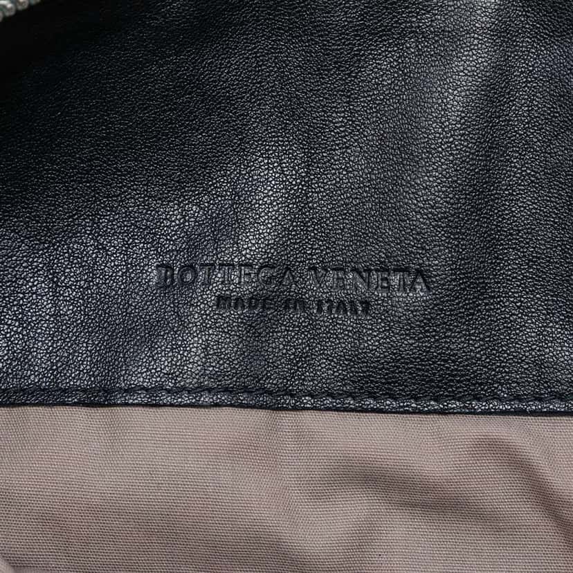 Bottega Veneta Tricolor Nappa Intrecciato Clutch Black Leather Good condition - Box View
