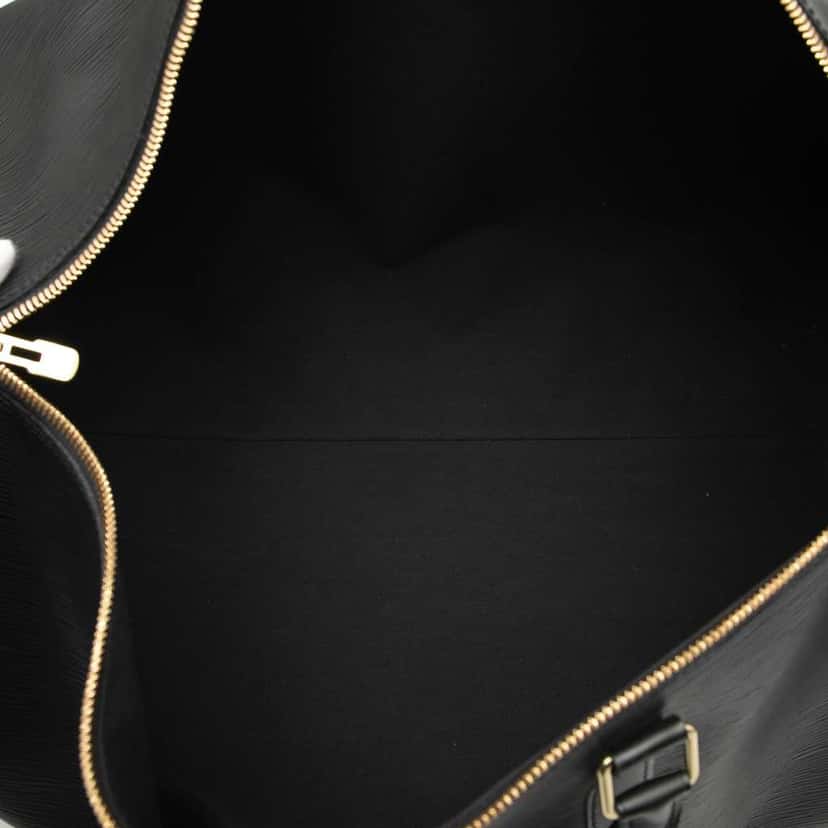 Louis Vuitton Epi Keepall 55 Black Leather Good condition - Model View