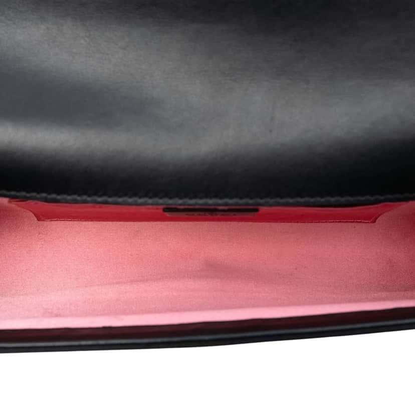 Gucci Satin Dionysus Clutch Black Satin Good condition - Model View