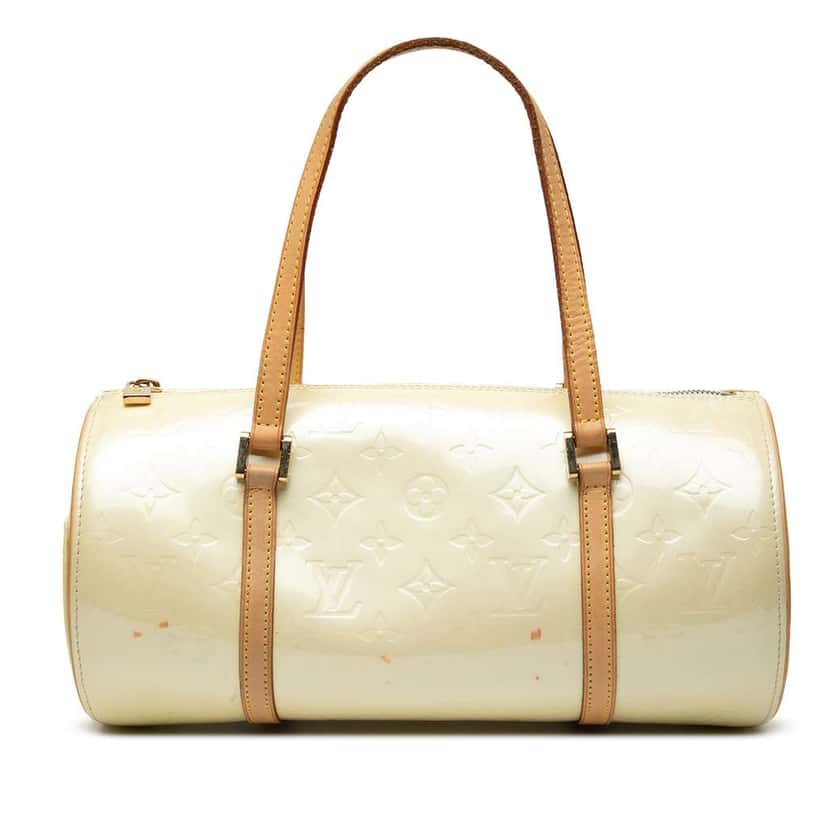 Louis Vuitton Monogram Vernis Bedford White Leather Good condition - Front View