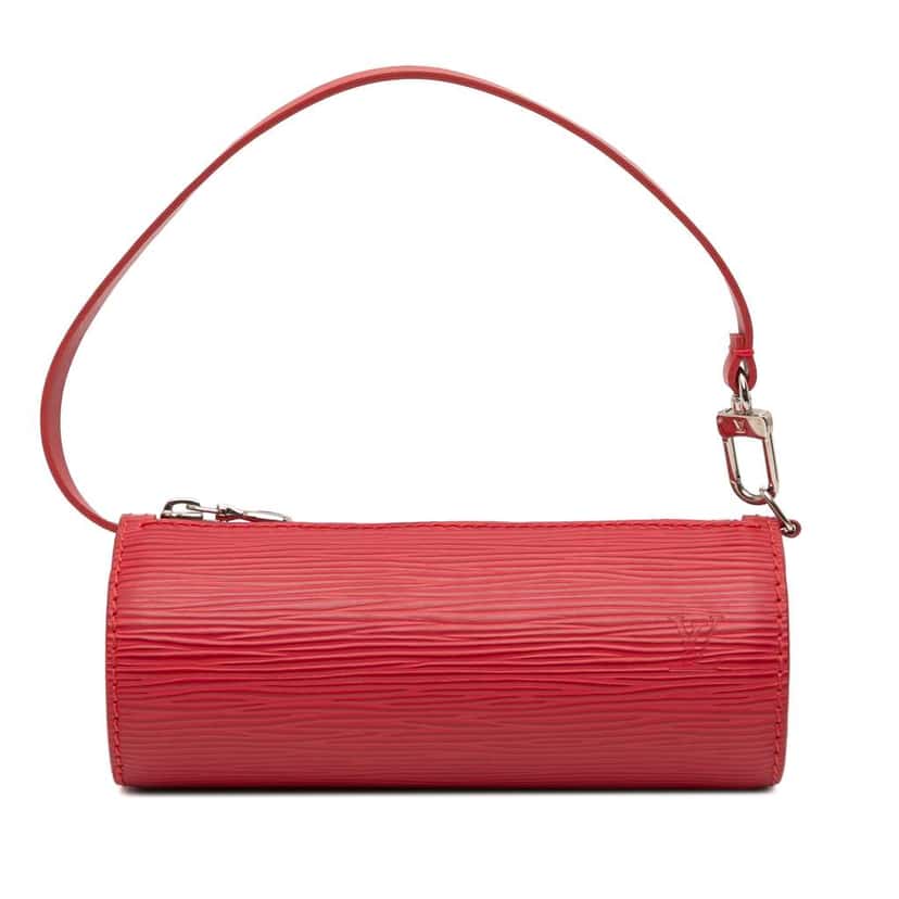 Louis Vuitton Epi Pochette Papillon Red Leather Good condition - Front View