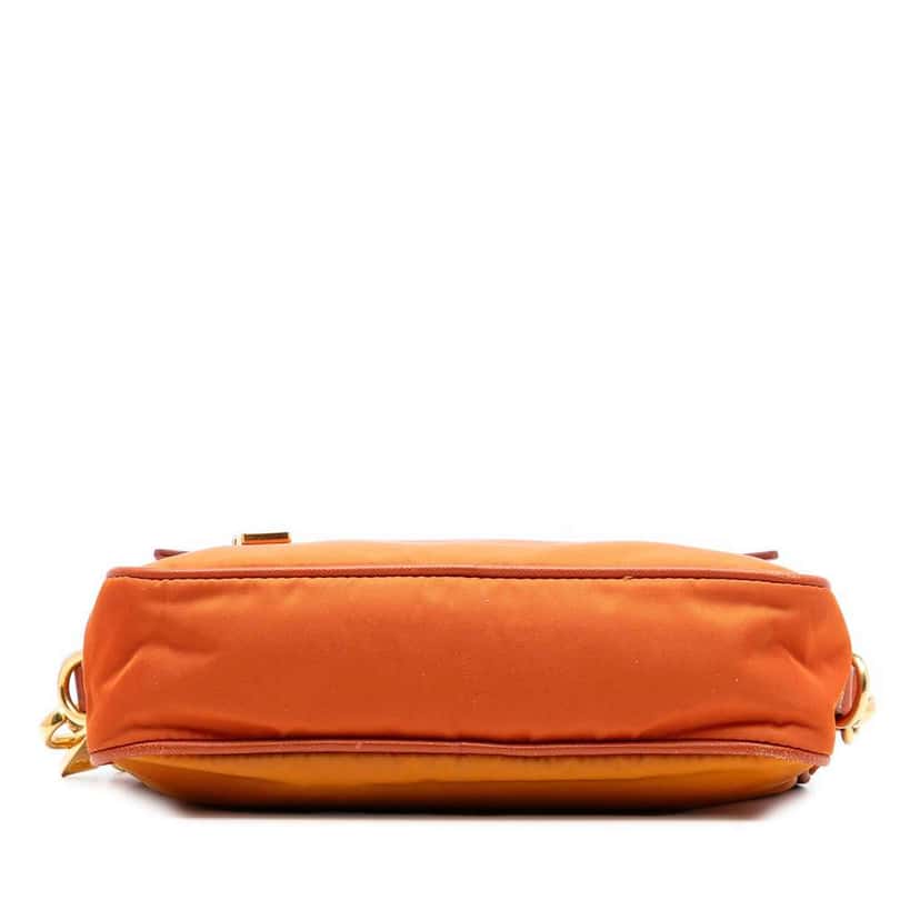Prada Small Tessuto Front Pocket Camera Bag Orange Good condition - Inside View