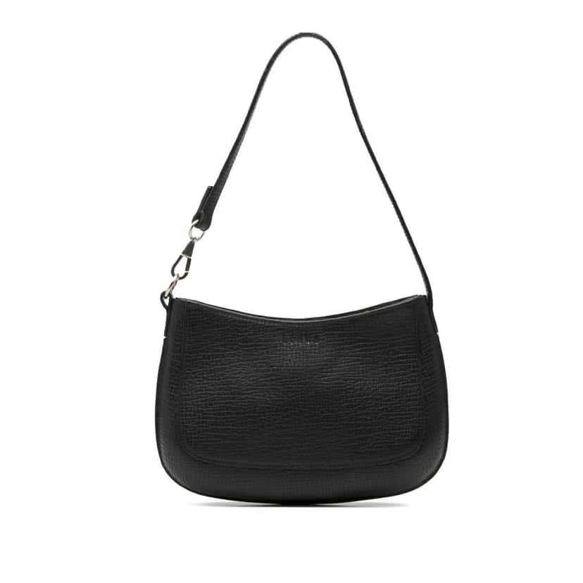 Loewe Leather Shoulder Bag Black Leather Good condition - Front View