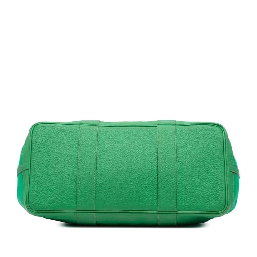 Hermès Toile and Negonda Garden Party 36 Green Canvas Good condition - Inside View