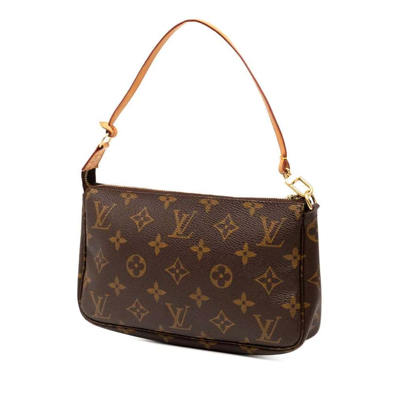 Louis Vuitton Monogram Pochette Accessoires Brown Very good condition - Back View