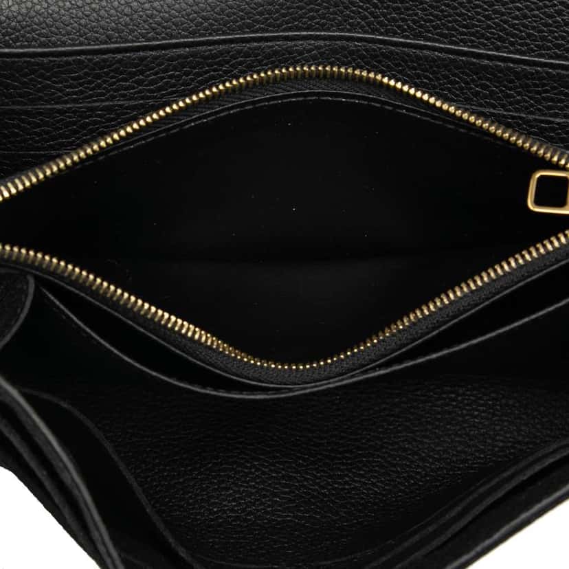 Louis Vuitton Bicolor Monogram Empreinte Sarah Wallet Black Leather Good condition - Model View