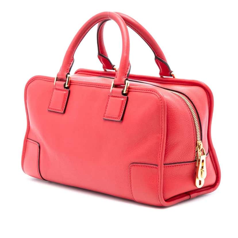 Loewe Limited Edition Goatskin Amazona 28 Red Leather Good condition - Back View