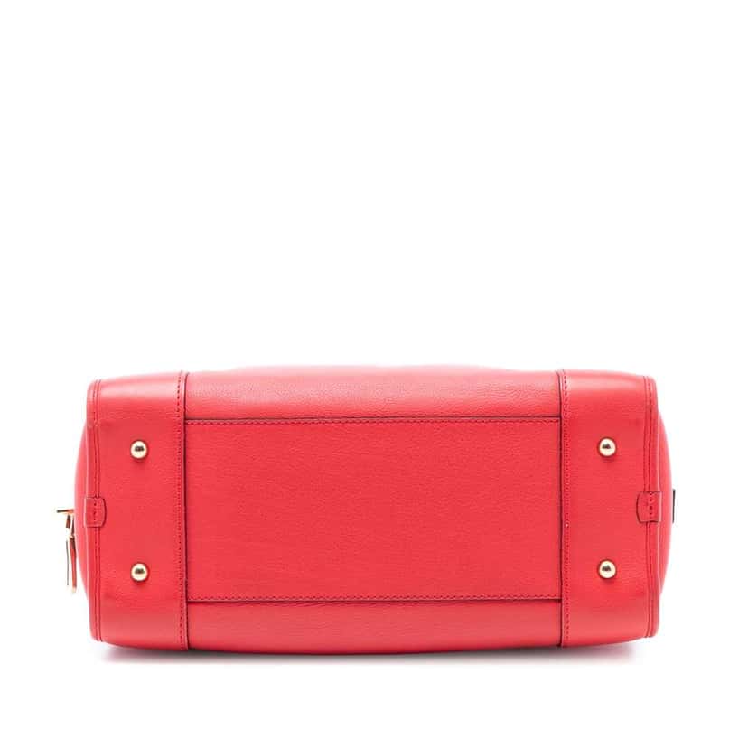 Loewe Limited Edition Goatskin Amazona 28 Red Leather Good condition - Inside View